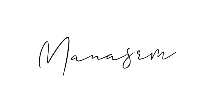 if you are searching for the best signature style for your name Manasrm. so please give up your signature search. here we have designed multiple signature styles  using Allison_Script. Manasrm signature style 2 images and pictures png