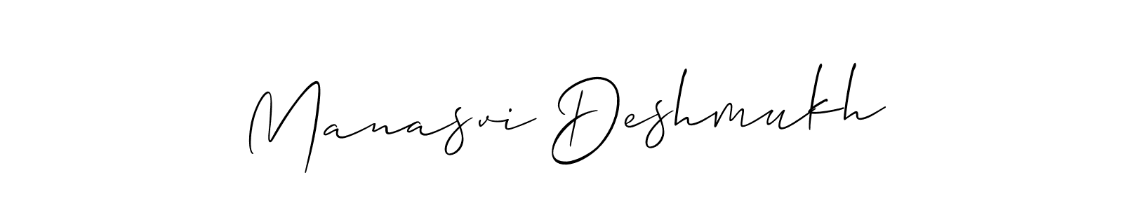 You can use this online signature creator to create a handwritten signature for the name Manasvi Deshmukh. This is the best online autograph maker. Manasvi Deshmukh signature style 2 images and pictures png