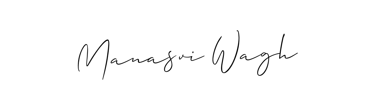 Make a beautiful signature design for name Manasvi Wagh. Use this online signature maker to create a handwritten signature for free. Manasvi Wagh signature style 2 images and pictures png