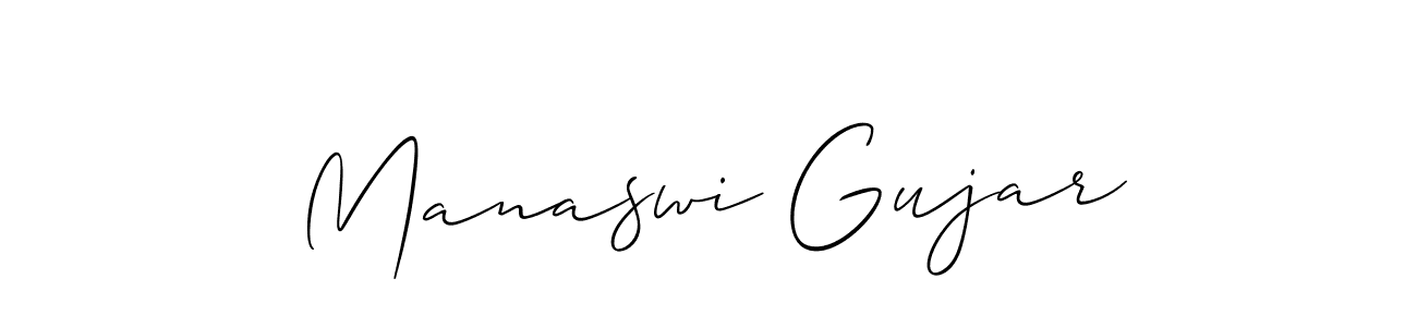 Best and Professional Signature Style for Manaswi Gujar. Allison_Script Best Signature Style Collection. Manaswi Gujar signature style 2 images and pictures png