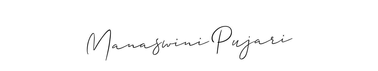 Once you've used our free online signature maker to create your best signature Allison_Script style, it's time to enjoy all of the benefits that Manaswini Pujari name signing documents. Manaswini Pujari signature style 2 images and pictures png