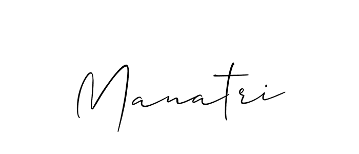 Also we have Manatri name is the best signature style. Create professional handwritten signature collection using Allison_Script autograph style. Manatri signature style 2 images and pictures png