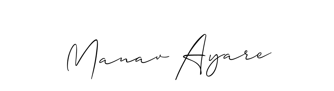 This is the best signature style for the Manav Ayare name. Also you like these signature font (Allison_Script). Mix name signature. Manav Ayare signature style 2 images and pictures png