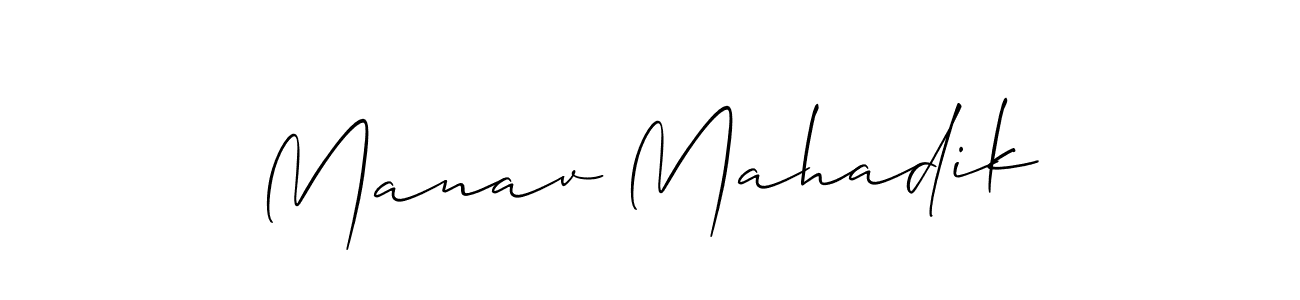 You can use this online signature creator to create a handwritten signature for the name Manav Mahadik. This is the best online autograph maker. Manav Mahadik signature style 2 images and pictures png