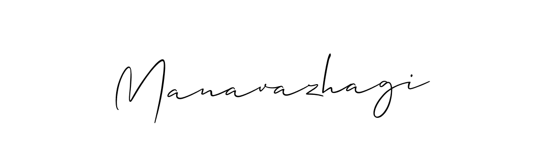 Allison_Script is a professional signature style that is perfect for those who want to add a touch of class to their signature. It is also a great choice for those who want to make their signature more unique. Get Manavazhagi name to fancy signature for free. Manavazhagi signature style 2 images and pictures png