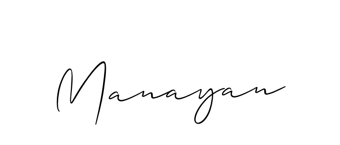 It looks lik you need a new signature style for name Manayan. Design unique handwritten (Allison_Script) signature with our free signature maker in just a few clicks. Manayan signature style 2 images and pictures png