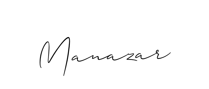 Manazar stylish signature style. Best Handwritten Sign (Allison_Script) for my name. Handwritten Signature Collection Ideas for my name Manazar. Manazar signature style 2 images and pictures png