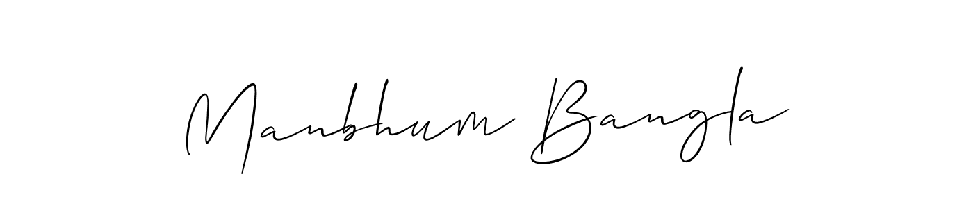 How to Draw Manbhum Bangla signature style? Allison_Script is a latest design signature styles for name Manbhum Bangla. Manbhum Bangla signature style 2 images and pictures png