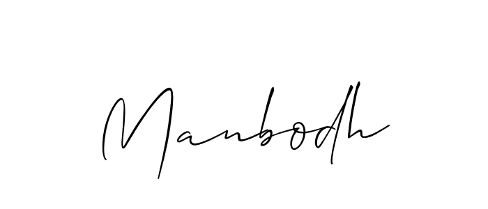 Best and Professional Signature Style for Manbodh. Allison_Script Best Signature Style Collection. Manbodh signature style 2 images and pictures png