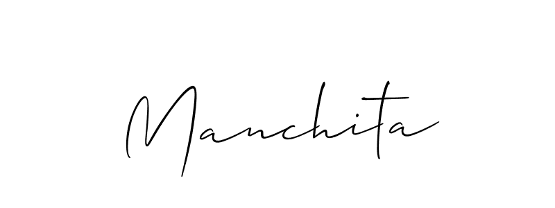 Make a short Manchita signature style. Manage your documents anywhere anytime using Allison_Script. Create and add eSignatures, submit forms, share and send files easily. Manchita signature style 2 images and pictures png