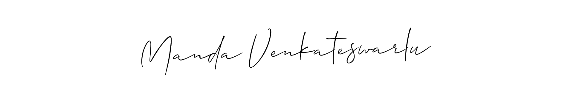 How to Draw Manda Venkateswarlu signature style? Allison_Script is a latest design signature styles for name Manda Venkateswarlu. Manda Venkateswarlu signature style 2 images and pictures png