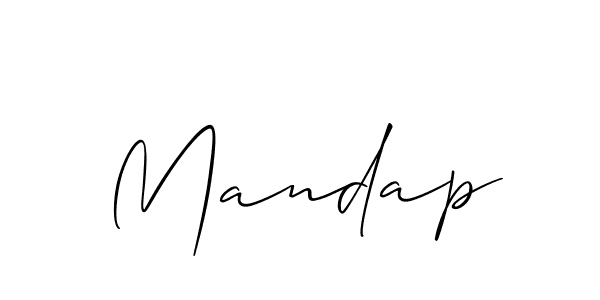 Best and Professional Signature Style for Mandap. Allison_Script Best Signature Style Collection. Mandap signature style 2 images and pictures png