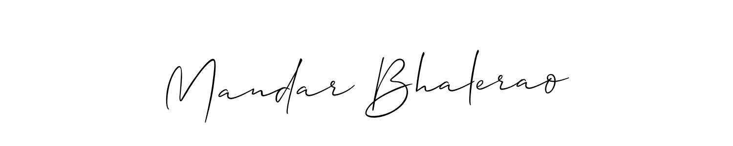 You should practise on your own different ways (Allison_Script) to write your name (Mandar Bhalerao) in signature. don't let someone else do it for you. Mandar Bhalerao signature style 2 images and pictures png