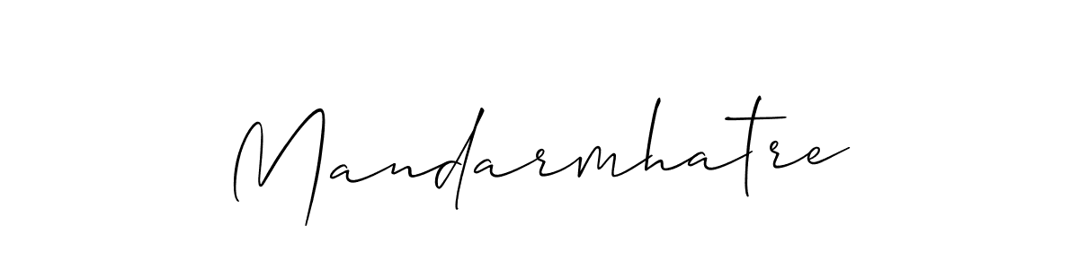 You should practise on your own different ways (Allison_Script) to write your name (Mandarmhatre) in signature. don't let someone else do it for you. Mandarmhatre signature style 2 images and pictures png