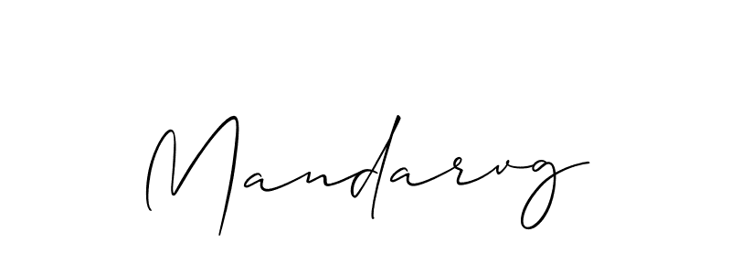 How to Draw Mandarvg signature style? Allison_Script is a latest design signature styles for name Mandarvg. Mandarvg signature style 2 images and pictures png