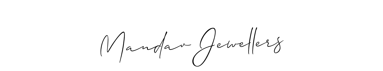 Once you've used our free online signature maker to create your best signature Allison_Script style, it's time to enjoy all of the benefits that Mandav Jewellers name signing documents. Mandav Jewellers signature style 2 images and pictures png