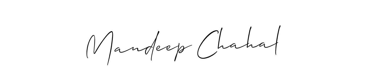 Once you've used our free online signature maker to create your best signature Allison_Script style, it's time to enjoy all of the benefits that Mandeep Chahal name signing documents. Mandeep Chahal signature style 2 images and pictures png