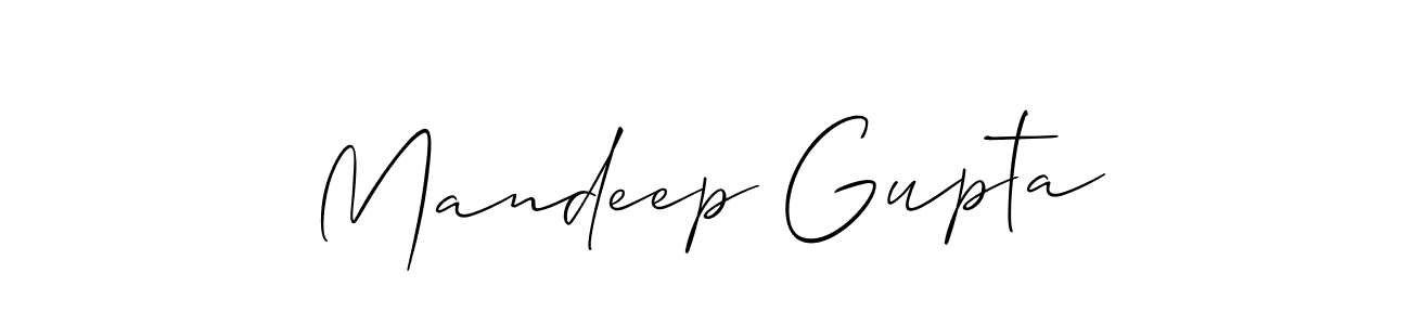 The best way (Allison_Script) to make a short signature is to pick only two or three words in your name. The name Mandeep Gupta include a total of six letters. For converting this name. Mandeep Gupta signature style 2 images and pictures png