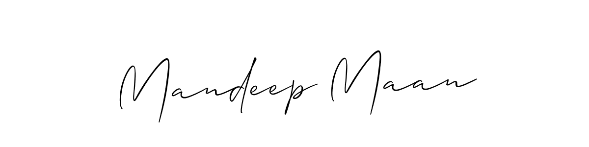 Best and Professional Signature Style for Mandeep Maan. Allison_Script Best Signature Style Collection. Mandeep Maan signature style 2 images and pictures png