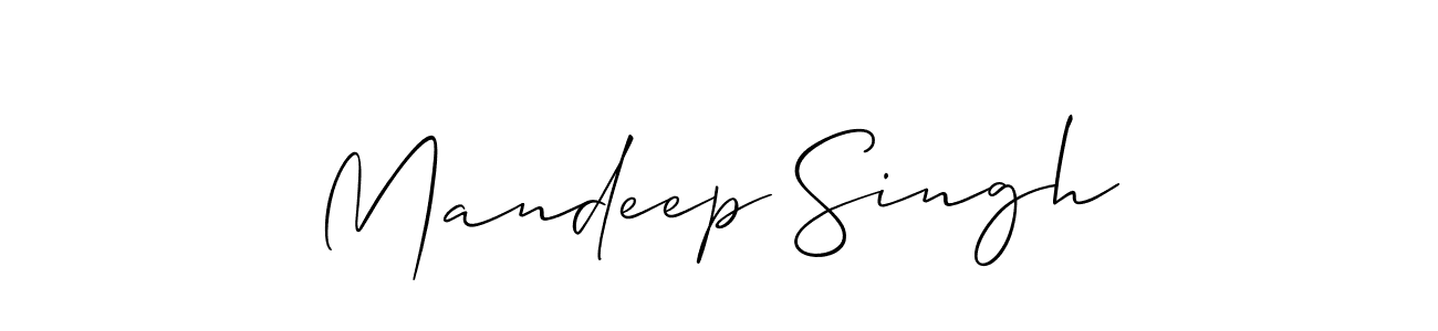 Also You can easily find your signature by using the search form. We will create Mandeep Singh name handwritten signature images for you free of cost using Allison_Script sign style. Mandeep Singh signature style 2 images and pictures png