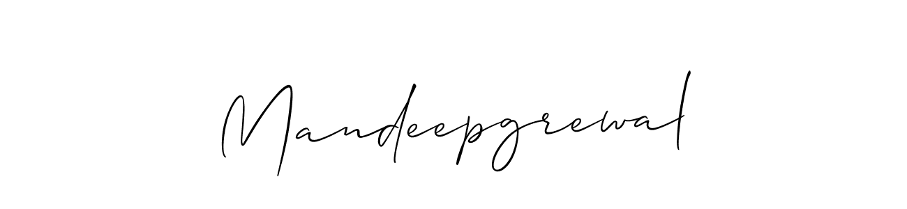 Best and Professional Signature Style for Mandeepgrewal. Allison_Script Best Signature Style Collection. Mandeepgrewal signature style 2 images and pictures png