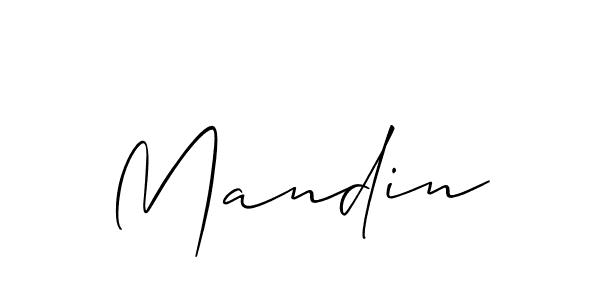 Also You can easily find your signature by using the search form. We will create Mandin name handwritten signature images for you free of cost using Allison_Script sign style. Mandin signature style 2 images and pictures png