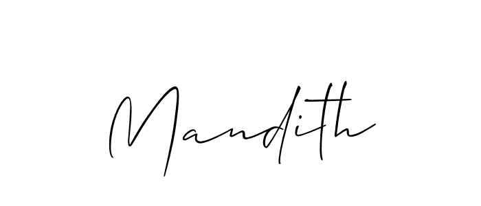 if you are searching for the best signature style for your name Mandith. so please give up your signature search. here we have designed multiple signature styles  using Allison_Script. Mandith signature style 2 images and pictures png