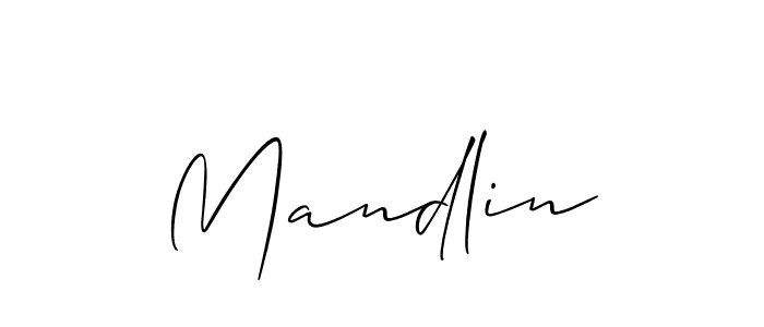 Mandlin stylish signature style. Best Handwritten Sign (Allison_Script) for my name. Handwritten Signature Collection Ideas for my name Mandlin. Mandlin signature style 2 images and pictures png