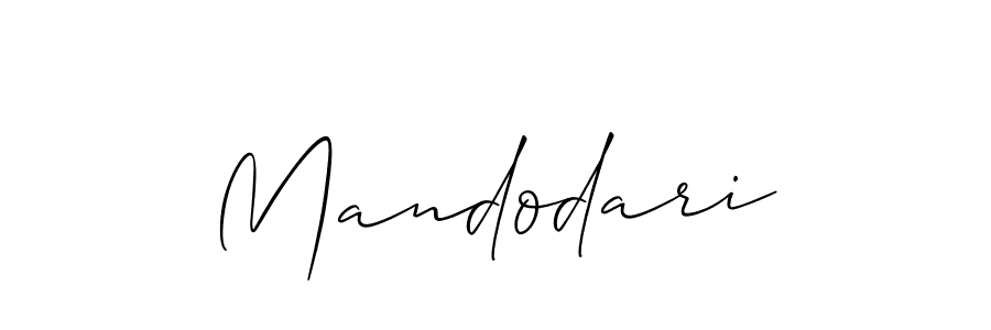 Also we have Mandodari name is the best signature style. Create professional handwritten signature collection using Allison_Script autograph style. Mandodari signature style 2 images and pictures png