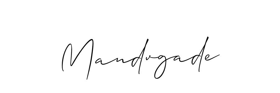 How to make Mandvgade name signature. Use Allison_Script style for creating short signs online. This is the latest handwritten sign. Mandvgade signature style 2 images and pictures png