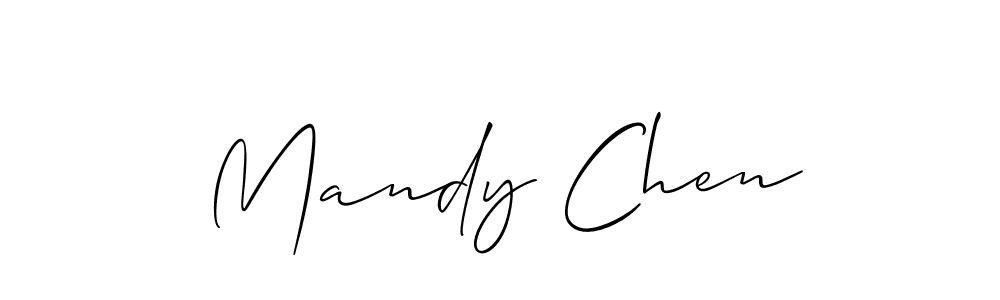 Mandy Chen stylish signature style. Best Handwritten Sign (Allison_Script) for my name. Handwritten Signature Collection Ideas for my name Mandy Chen. Mandy Chen signature style 2 images and pictures png