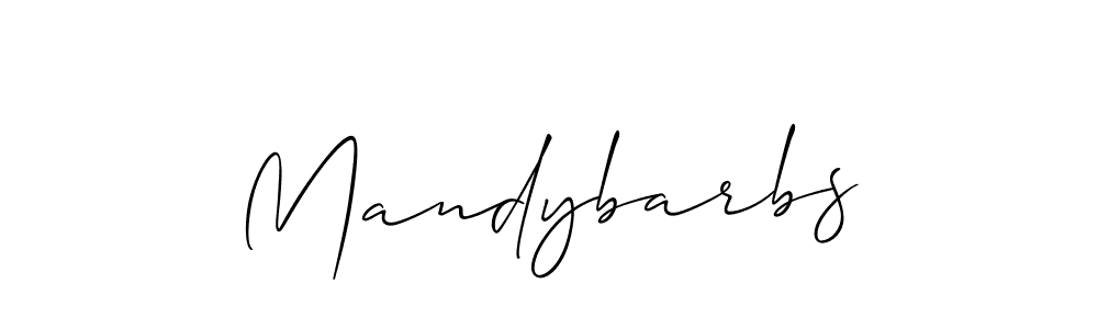 You can use this online signature creator to create a handwritten signature for the name Mandybarbs. This is the best online autograph maker. Mandybarbs signature style 2 images and pictures png
