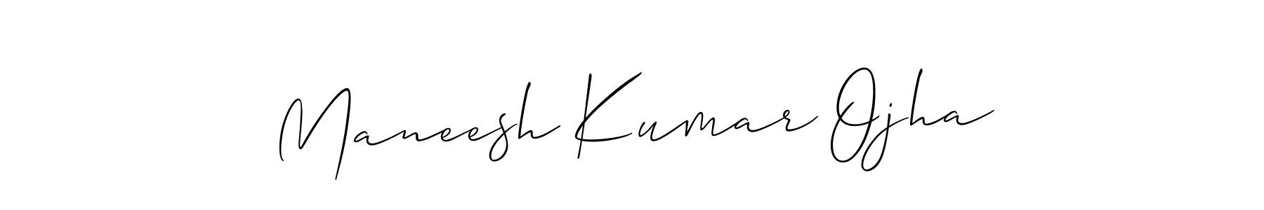 if you are searching for the best signature style for your name Maneesh Kumar Ojha. so please give up your signature search. here we have designed multiple signature styles  using Allison_Script. Maneesh Kumar Ojha signature style 2 images and pictures png
