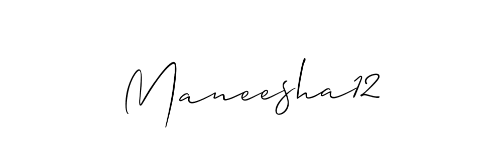 Here are the top 10 professional signature styles for the name Maneesha12. These are the best autograph styles you can use for your name. Maneesha12 signature style 2 images and pictures png