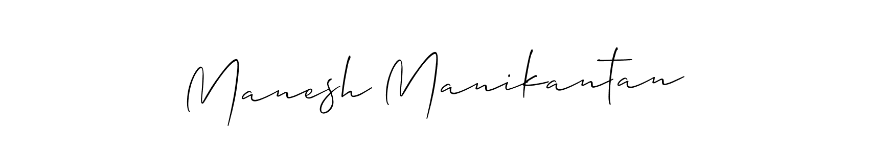 It looks lik you need a new signature style for name Manesh Manikantan. Design unique handwritten (Allison_Script) signature with our free signature maker in just a few clicks. Manesh Manikantan signature style 2 images and pictures png