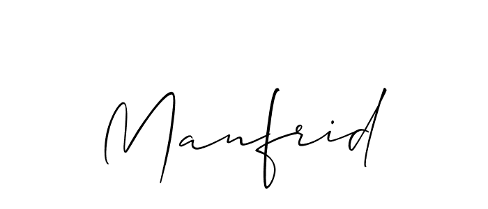It looks lik you need a new signature style for name Manfrid. Design unique handwritten (Allison_Script) signature with our free signature maker in just a few clicks. Manfrid signature style 2 images and pictures png