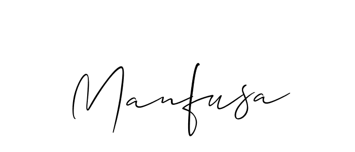 Also we have Manfusa name is the best signature style. Create professional handwritten signature collection using Allison_Script autograph style. Manfusa signature style 2 images and pictures png