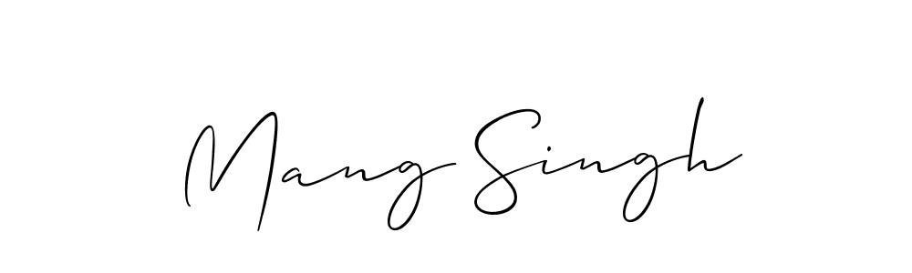 Similarly Allison_Script is the best handwritten signature design. Signature creator online .You can use it as an online autograph creator for name Mang Singh. Mang Singh signature style 2 images and pictures png