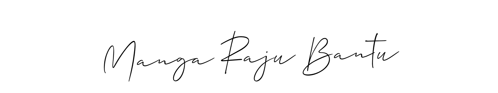 Check out images of Autograph of Manga Raju Bantu name. Actor Manga Raju Bantu Signature Style. Allison_Script is a professional sign style online. Manga Raju Bantu signature style 2 images and pictures png