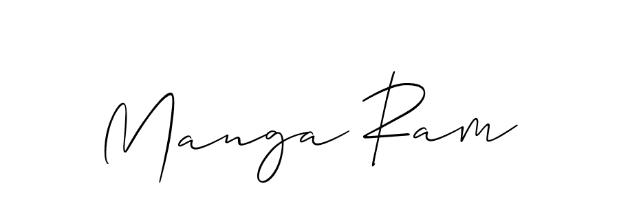 The best way (Allison_Script) to make a short signature is to pick only two or three words in your name. The name Manga Ram include a total of six letters. For converting this name. Manga Ram signature style 2 images and pictures png