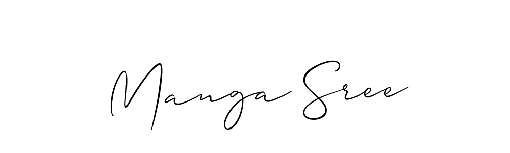 Check out images of Autograph of Manga Sree name. Actor Manga Sree Signature Style. Allison_Script is a professional sign style online. Manga Sree signature style 2 images and pictures png