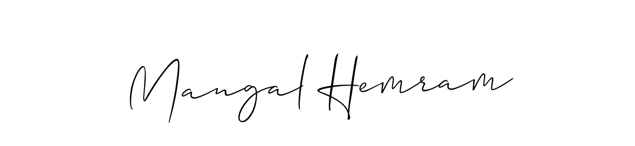 This is the best signature style for the Mangal Hemram name. Also you like these signature font (Allison_Script). Mix name signature. Mangal Hemram signature style 2 images and pictures png