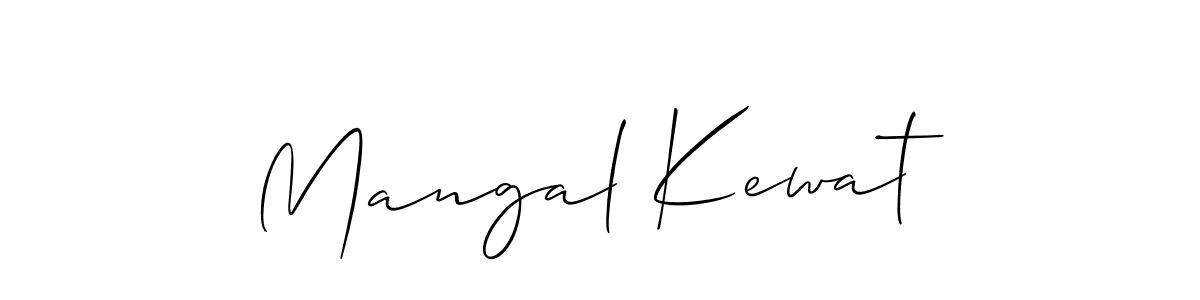 Best and Professional Signature Style for Mangal Kewat. Allison_Script Best Signature Style Collection. Mangal Kewat signature style 2 images and pictures png