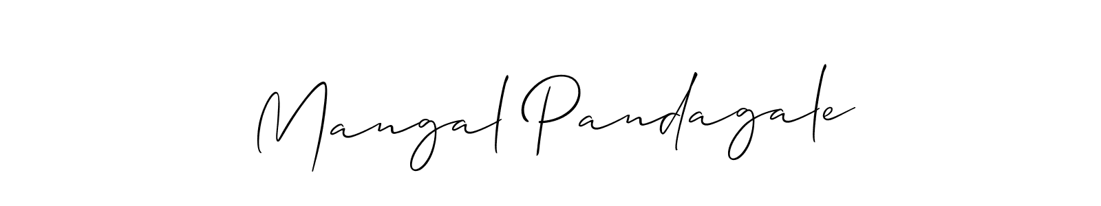 Allison_Script is a professional signature style that is perfect for those who want to add a touch of class to their signature. It is also a great choice for those who want to make their signature more unique. Get Mangal Pandagale name to fancy signature for free. Mangal Pandagale signature style 2 images and pictures png