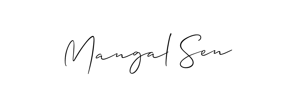 Check out images of Autograph of Mangal Sen name. Actor Mangal Sen Signature Style. Allison_Script is a professional sign style online. Mangal Sen signature style 2 images and pictures png