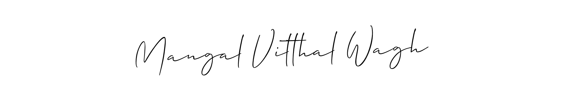 if you are searching for the best signature style for your name Mangal Vitthal Wagh. so please give up your signature search. here we have designed multiple signature styles  using Allison_Script. Mangal Vitthal Wagh signature style 2 images and pictures png