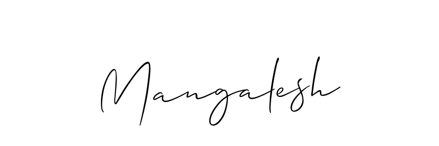 Similarly Allison_Script is the best handwritten signature design. Signature creator online .You can use it as an online autograph creator for name Mangalesh. Mangalesh signature style 2 images and pictures png