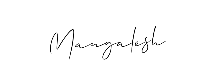 How to Draw Mangalesh signature style? Allison_Script is a latest design signature styles for name Mangalesh. Mangalesh signature style 2 images and pictures png