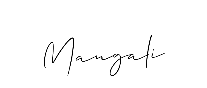 Also we have Mangali name is the best signature style. Create professional handwritten signature collection using Allison_Script autograph style. Mangali signature style 2 images and pictures png