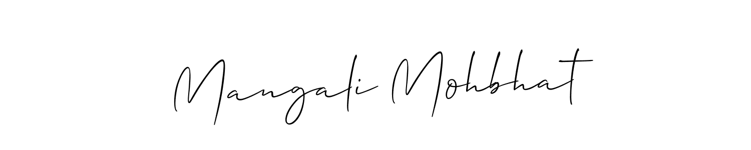 Check out images of Autograph of Mangali Mohbhat name. Actor Mangali Mohbhat Signature Style. Allison_Script is a professional sign style online. Mangali Mohbhat signature style 2 images and pictures png